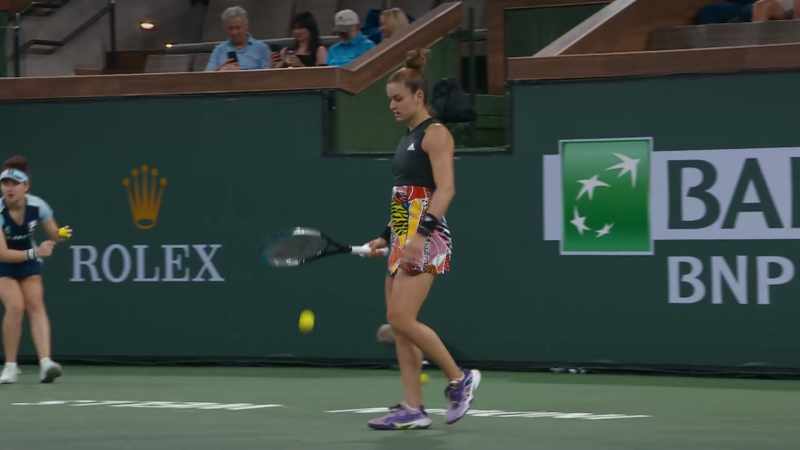 [TV female announcer] Match point