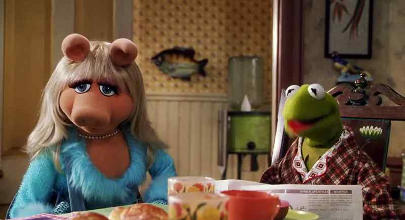 TV journalist Gotta run Bye Kermie