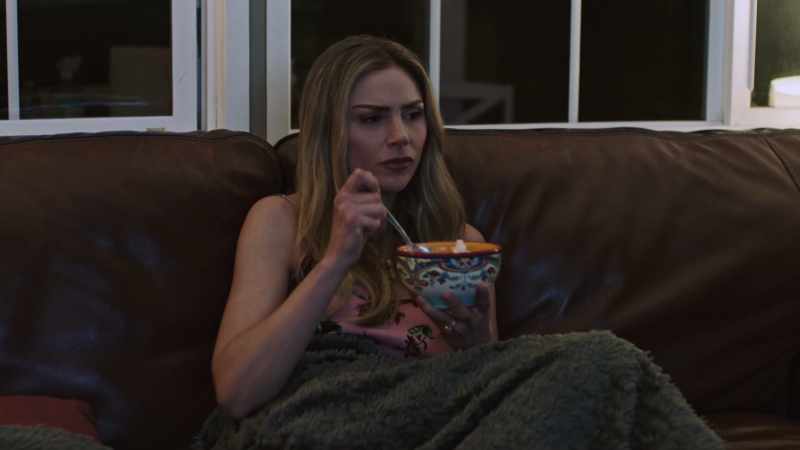 (TV playing)