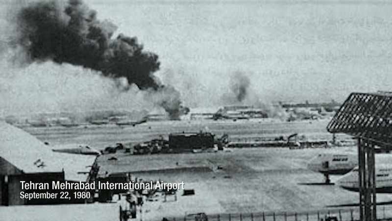 Twelve o'clock, Saddam Hussein attacked same airport