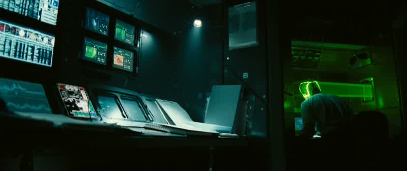 Twenty-three hours ago, on the comms systems-- While listening to your space music?