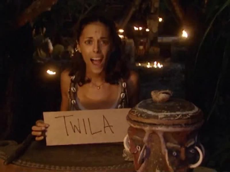 Twila, I have been waiting to vote you off