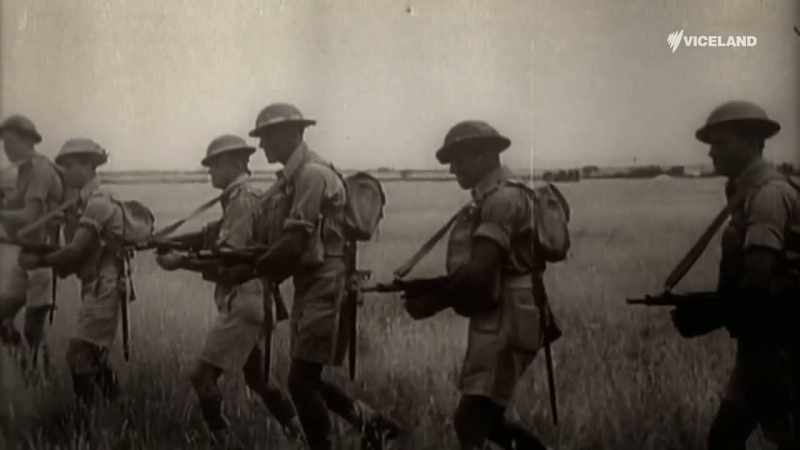 Two British weapons designers, Major Reginald Shepherd and Harold Turpin