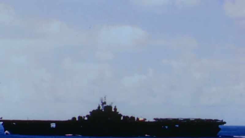 Two days before landing on Eniwetok