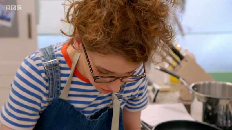 Two minutes each side until golden, remove and drain on kitchen paper