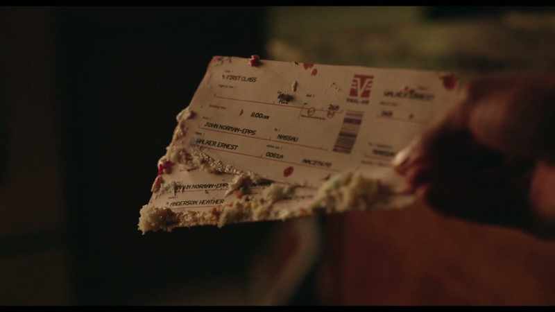 Two plane tickets to the Bahamas