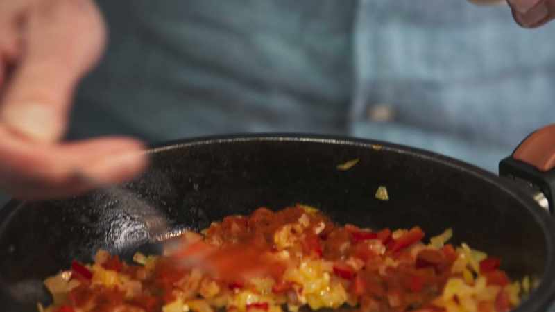 Two teaspoons of paprika