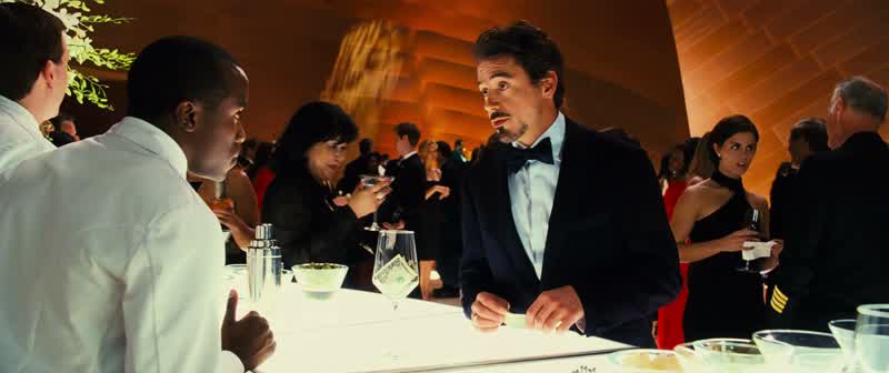 Two vodka martinis, extra dry, extra olives, extra fast
