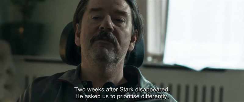 Two weeks after Stark disappeared. He asked us to prioritise differently