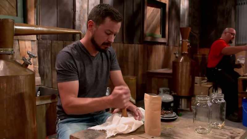 [tyler] with pastis, the anise flavor