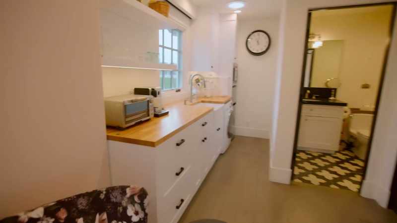 [Tyler] You have a full kitchenette