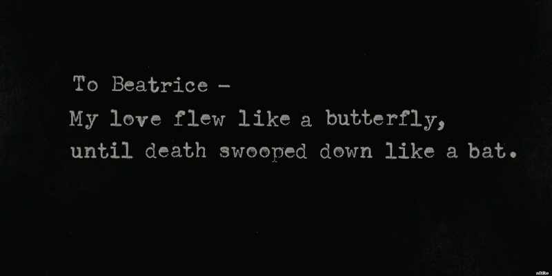 [typewriter dings]