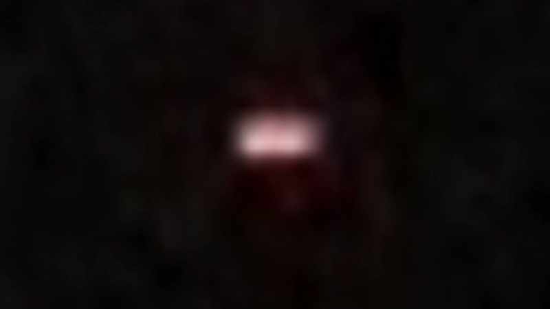 Typical glowing disc shaped object