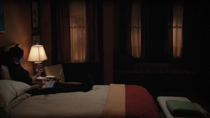 [typing on laptop]