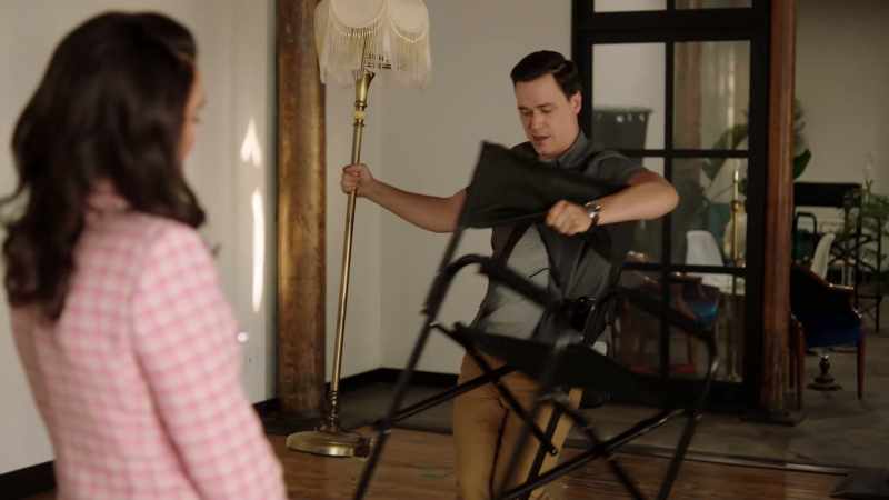 Uh, director's chair and a huge