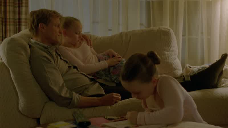 Uh, hey, Audrey, your mom and I want to talk to you a minute about those drawings you did in school, yeah?