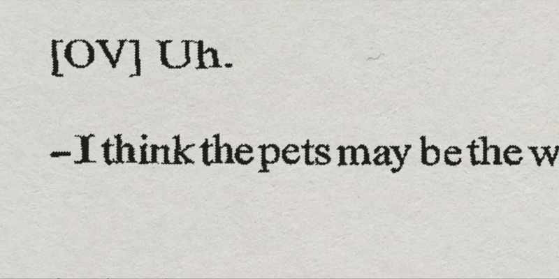 uh, I think the pets may be the way to go