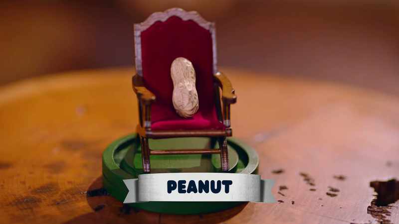 Uh-oh, it's peanut!