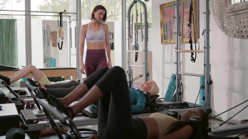Uh, pilates-style speaking, that is