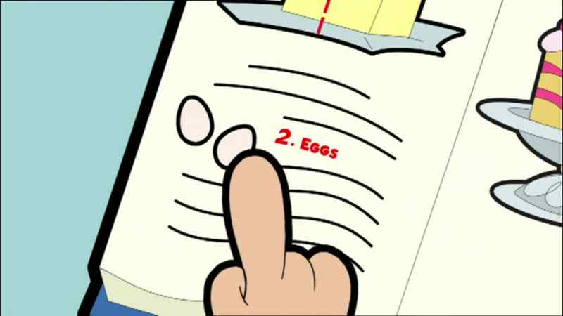 Uh, right. Two eggs