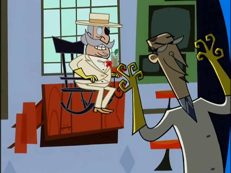 Uh, sorry, Mr. Rockefeller. (GRUNTS)