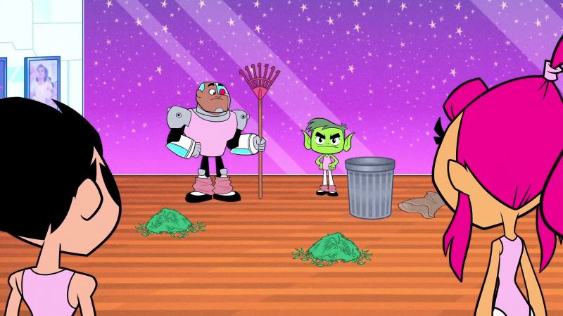 Uh-uh. Hold up! -(FROG CROAKS)