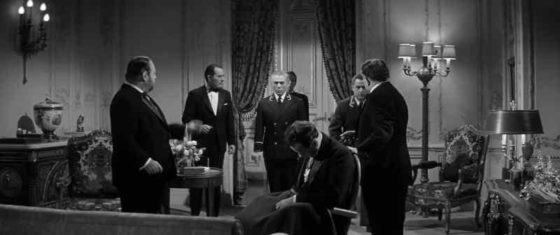 Uh, will you put him on the divan, please?