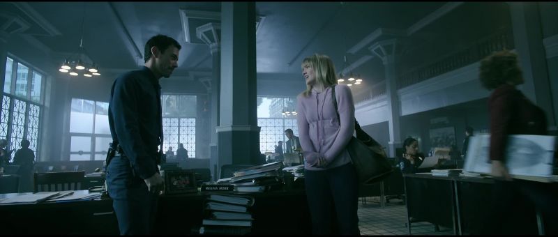 Um, you wanna take a seat while she... while you wait?