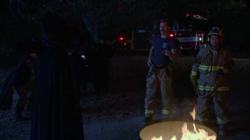 Um, so you can't have an open flame out here, pal