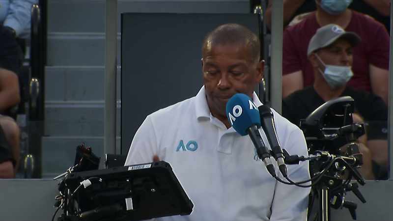 [umpire] Obscenity by Mr. Kyrgios