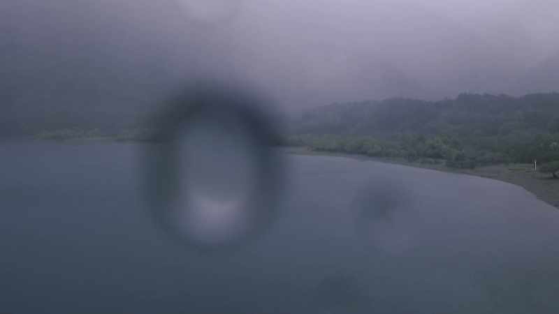 (uneasy music) (drone buzzing)