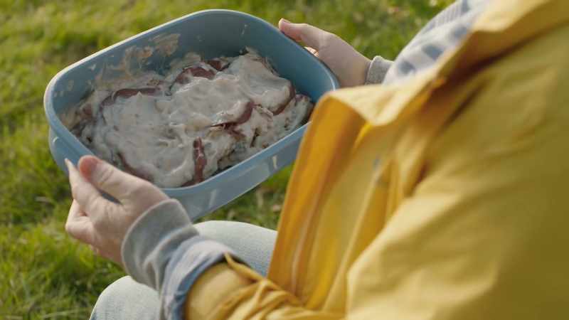Unless the toast has been swallowed up by congealed gravy