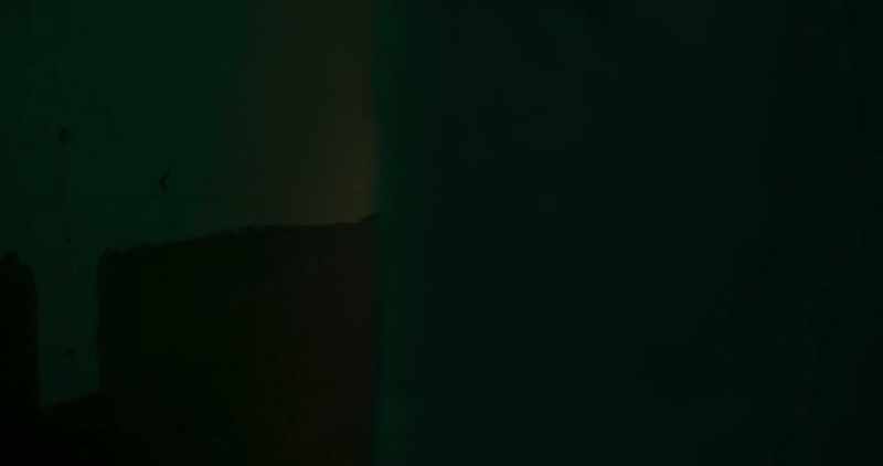[unsettling music playing]