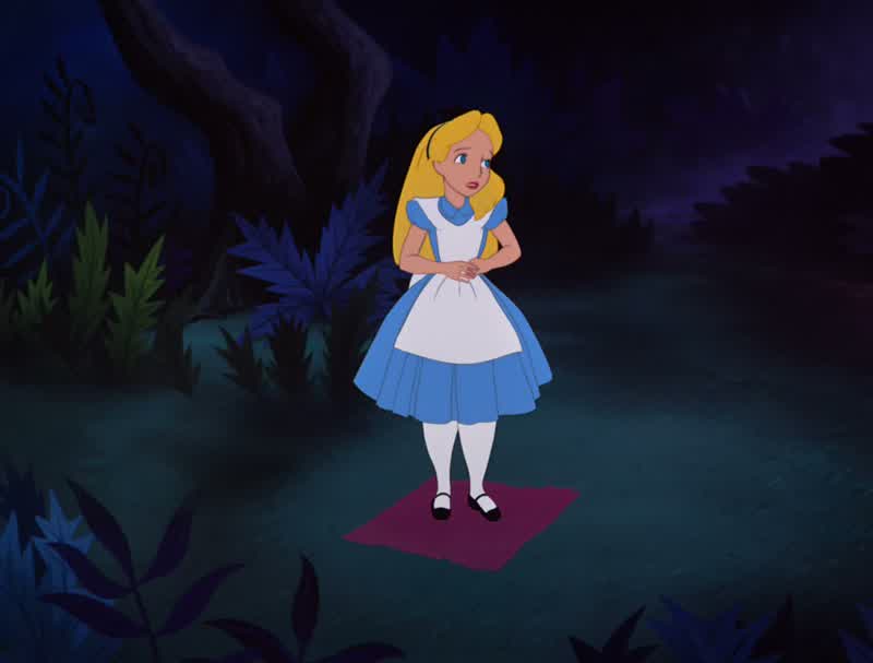 Well when when one's lostI I suppose it's good adviceto stay where you are until someone finds youBut But who'd ever think to look for me hereGood adviceIf If If If I'd listened earlier I I wouldn't