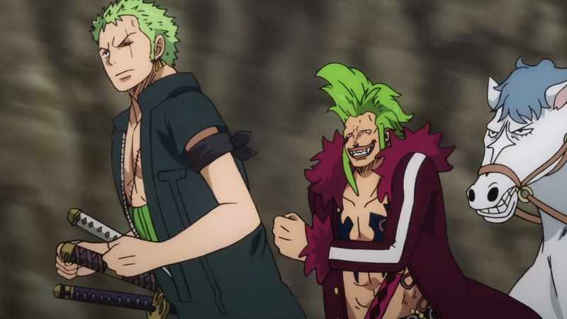Until Luffy comes back, I'll reduce the warships and make a path!