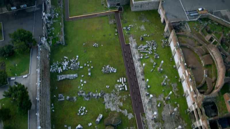 Until the Romans engineered a complex canal system