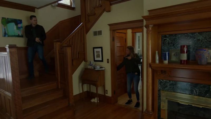 Upstairs is clear