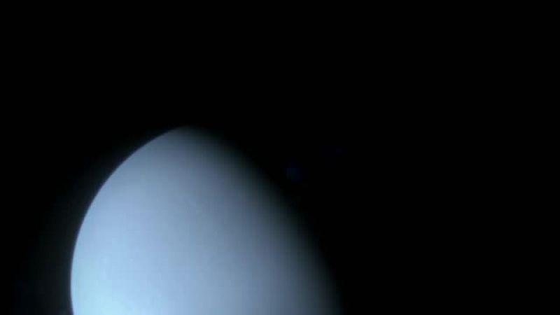 Uranus spins on its axis once every 17 hours
