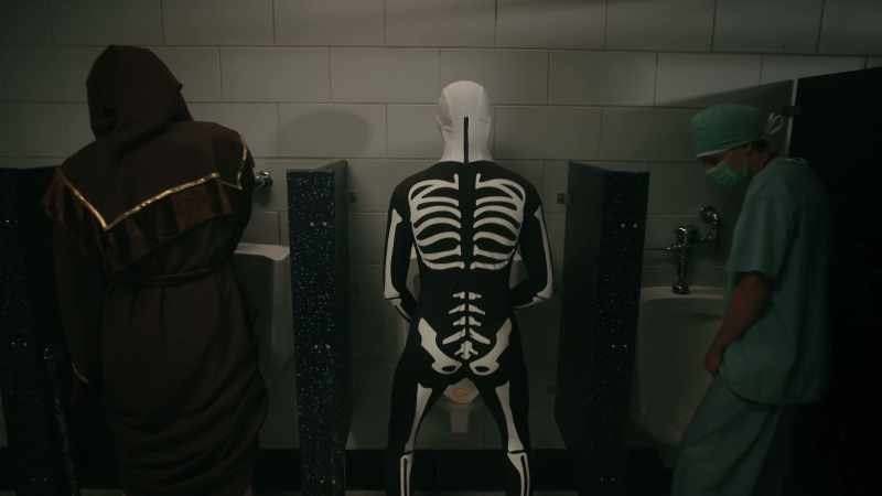 (URINALS FLUSH)