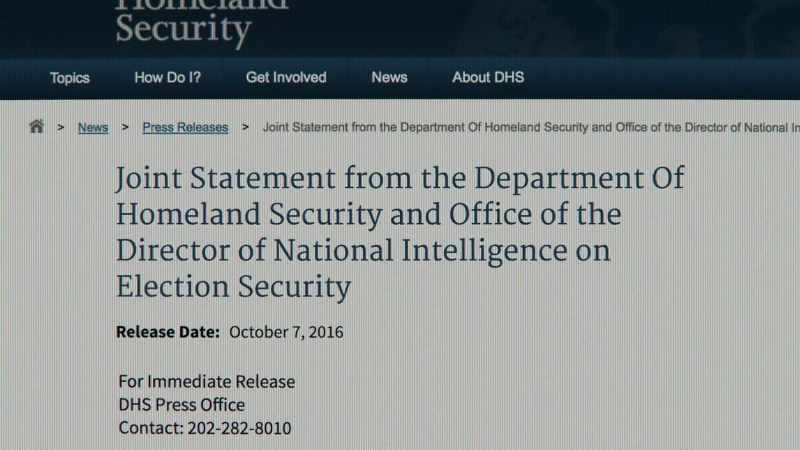 US intelligence officials, for example, are confident
