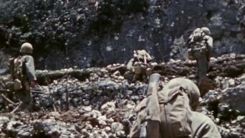 US troops have been pounding away at this one ridgeline