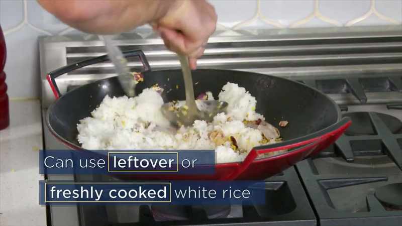 Use the back of the ladle