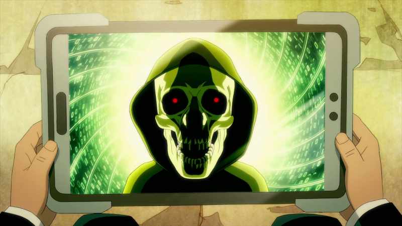 Using his amazing brain powers, he made Batman vanish
