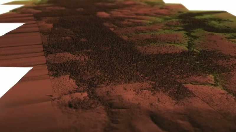 USING CUTTING-EDGE LASER TECHNOLOGY CALLED LIDAR