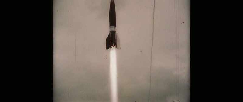 V2 rockets, the world's first ballistic missiles