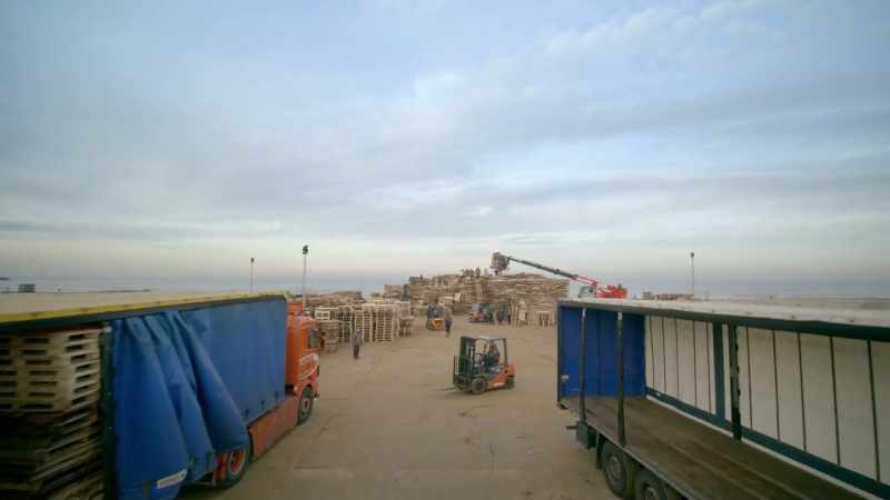 VAN DER PLAS: Yeah, between 100, 250-ish lorries