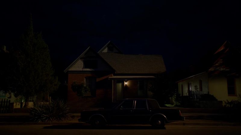[Vehicle approaches]