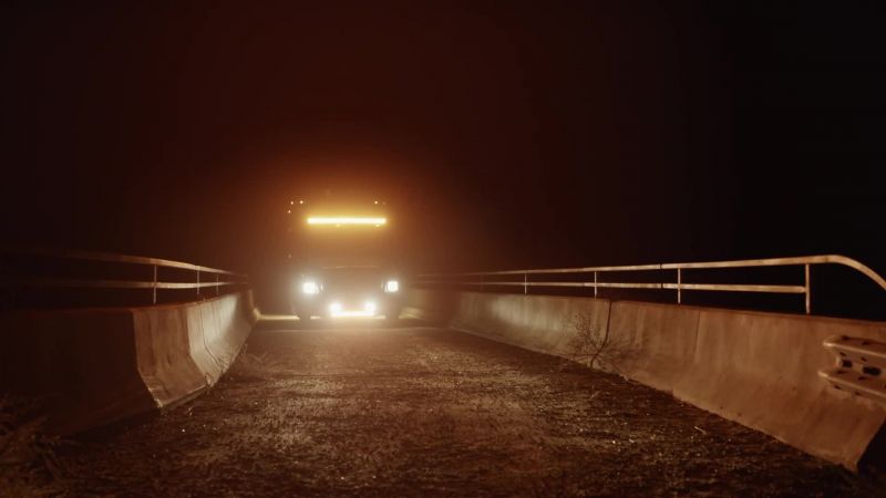 (vehicle approaching)