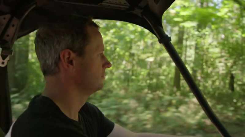 (vehicle rumbling) - (birds chirping)