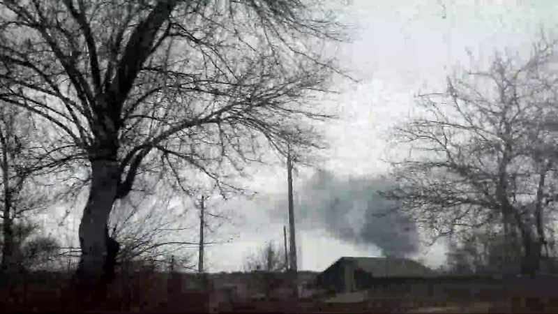 Vehicles fled the city